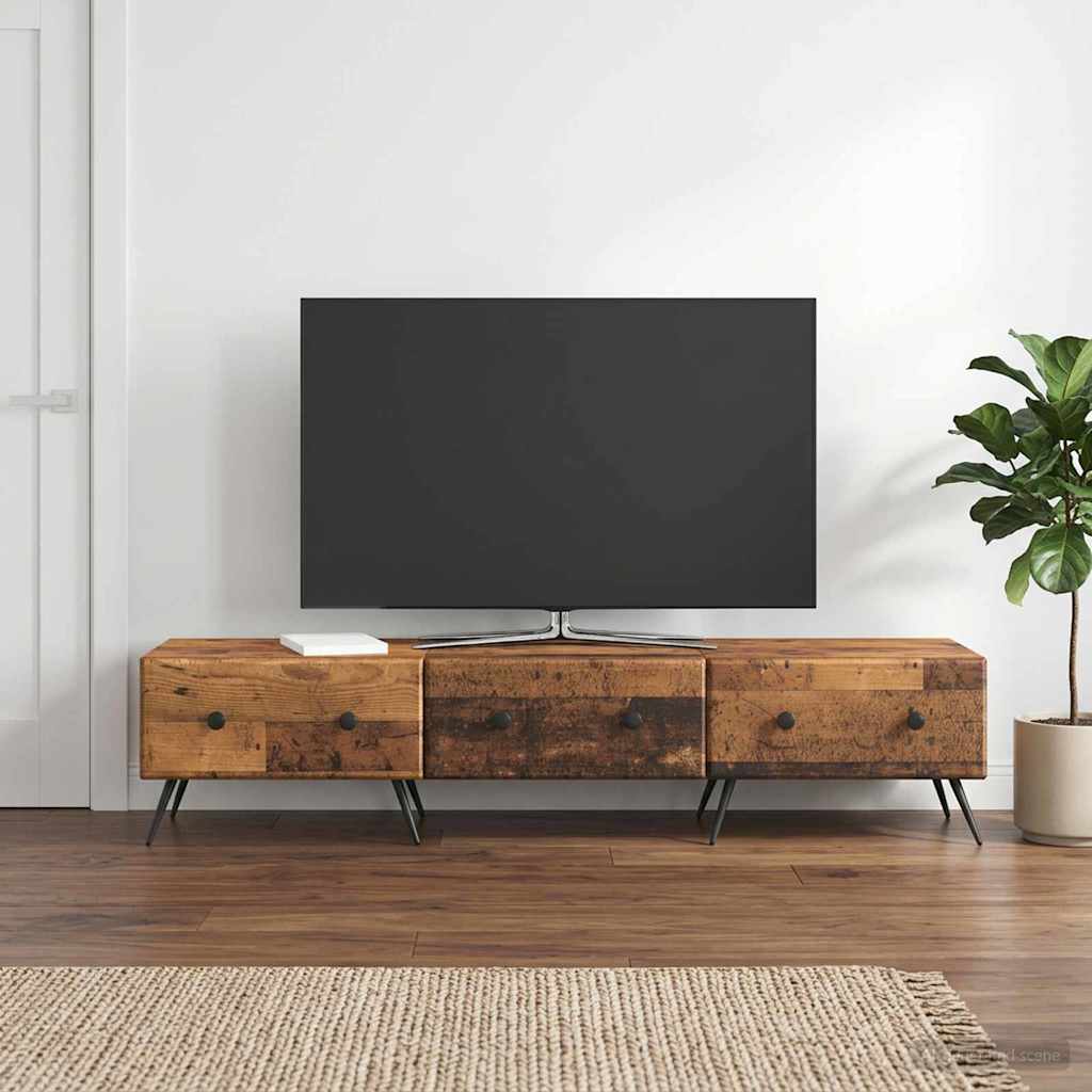 TV ormar Staro drvo 147 x 34,5 x 30 cm Konstruirano drvo