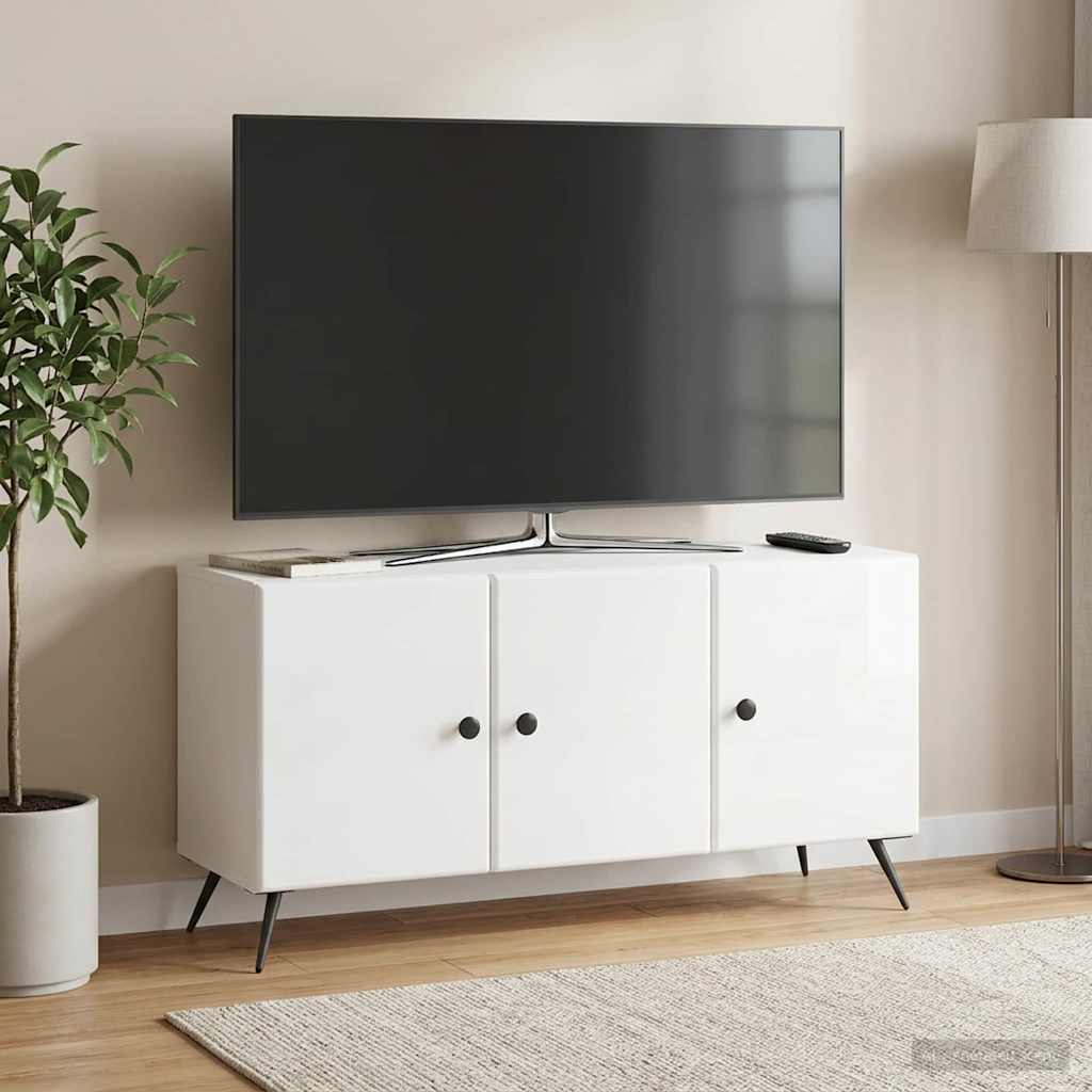 TV ormar Bijela visokog sjaja 99 x 34,5 x 50 cm