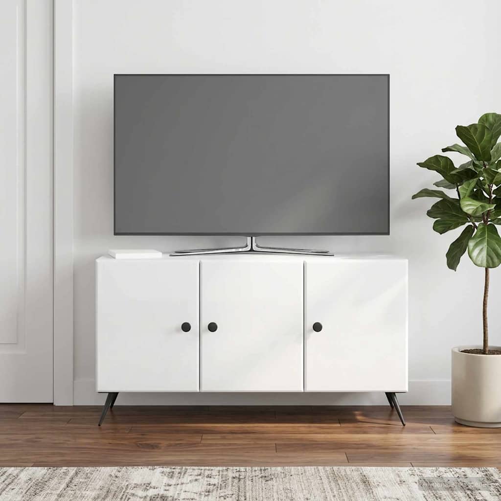 TV ormar Bijela visokog sjaja 99 x 34,5 x 50 cm
