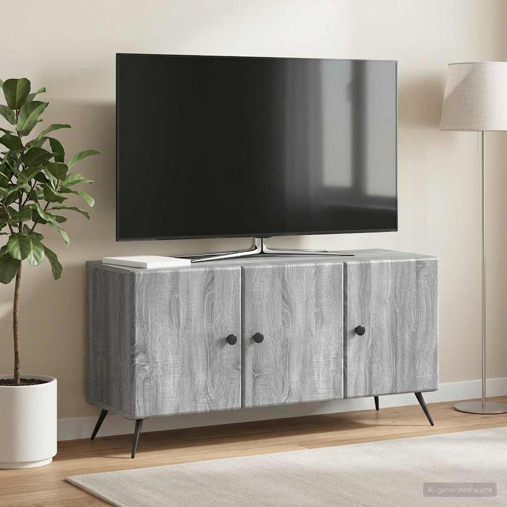 TV ormar Siva sonoma 99 x 34,5 x 50 cm Konstruirano drvo