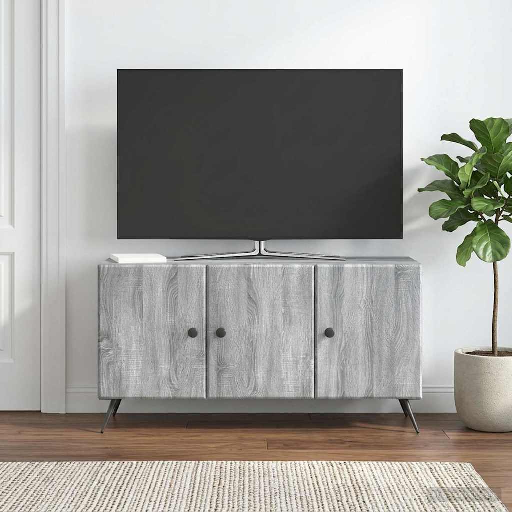 TV ormar Siva sonoma 99 x 34,5 x 50 cm Konstruirano drvo