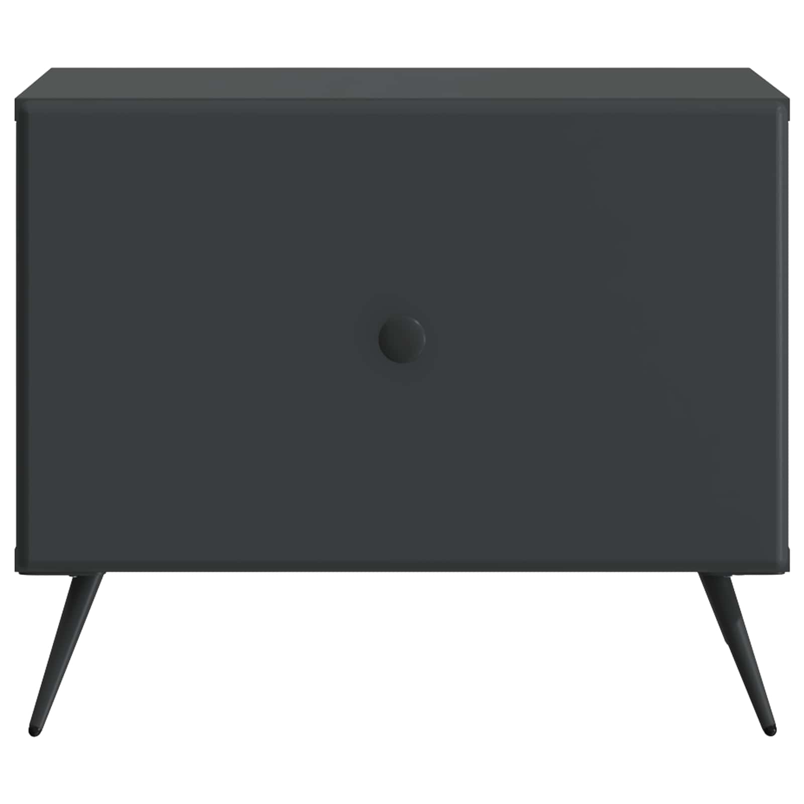 Kava Stol s ladicama Crna 49 x 50 x 40 cm Konstruirano drvo