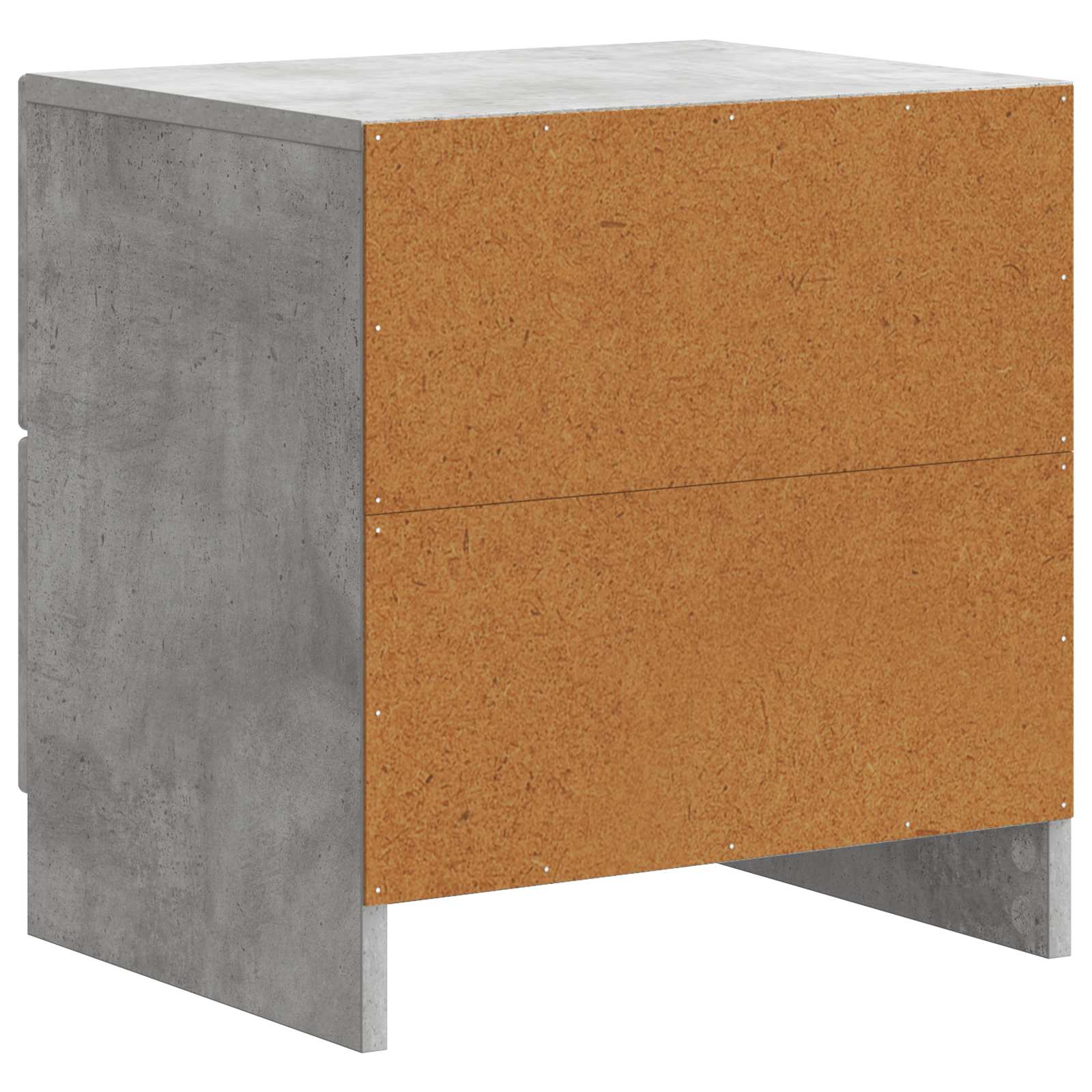 Noćni ormar s ladicama 2 pcs Betonska siva 43 x 34,5 x 44,5 cm