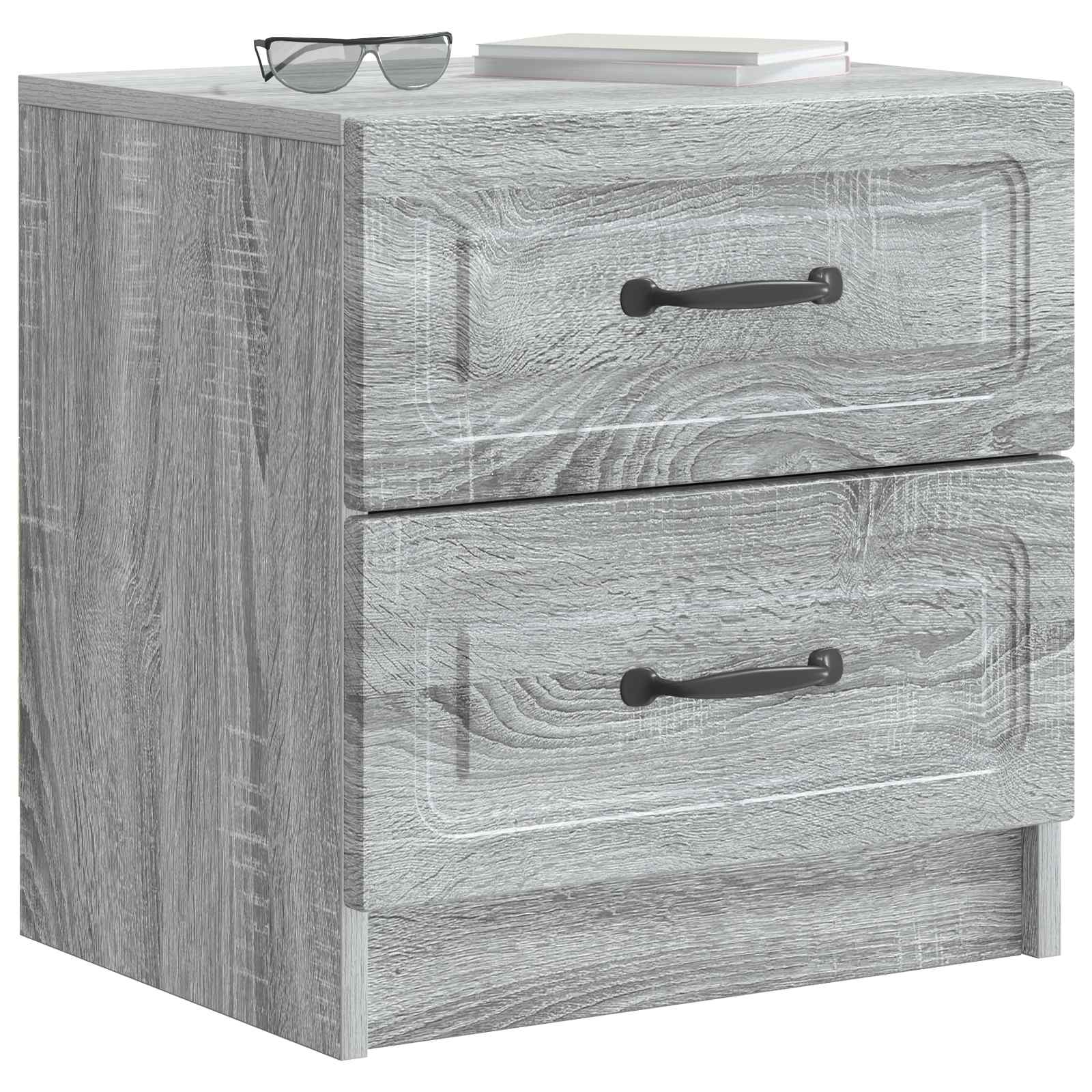 Noćni ormar Siva sonoma 43 x 34,5 x 44,5 cm Konstruirano drvo