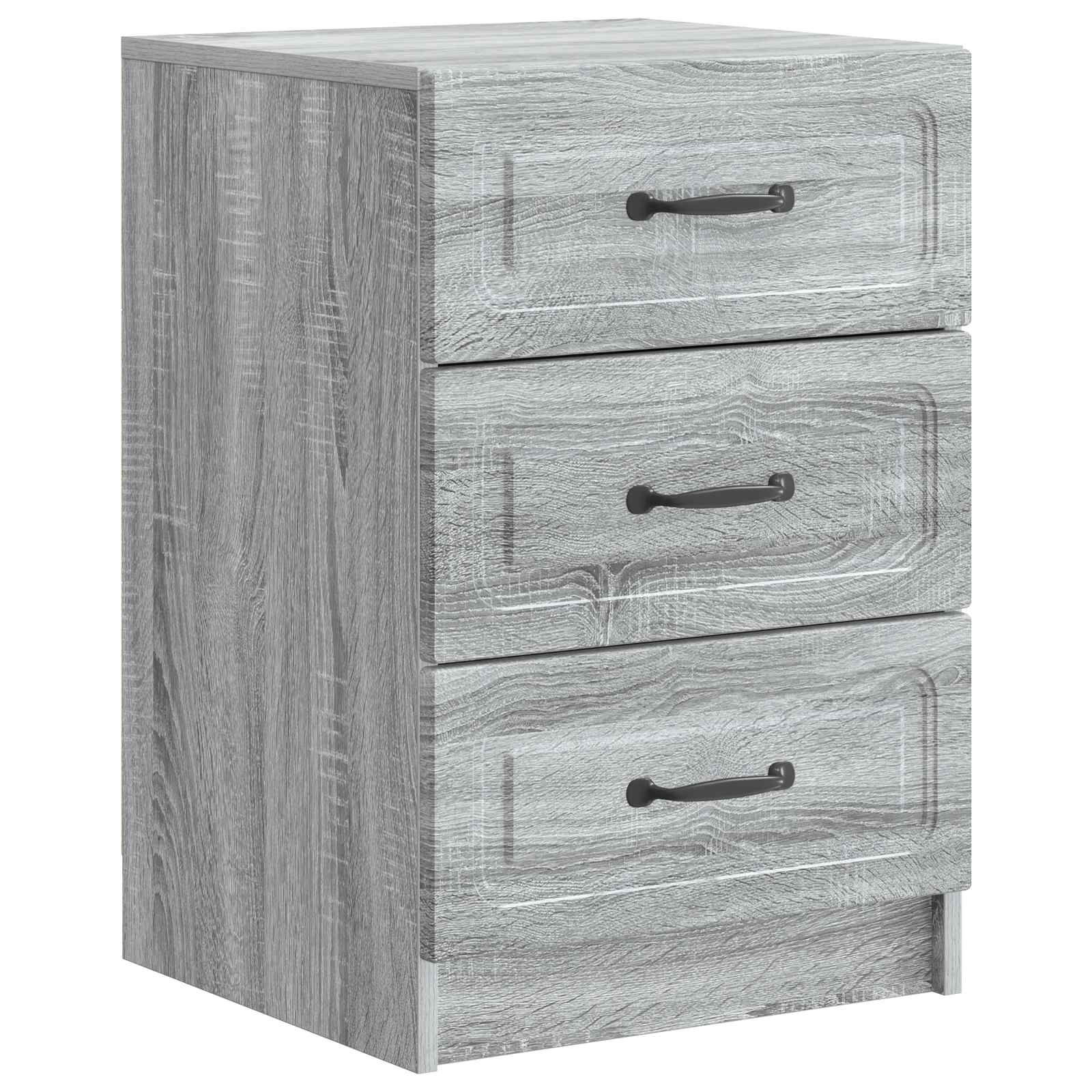 Noćni ormar Siva sonoma 43 x 41 x 63,5 cm Konstruirano drvo