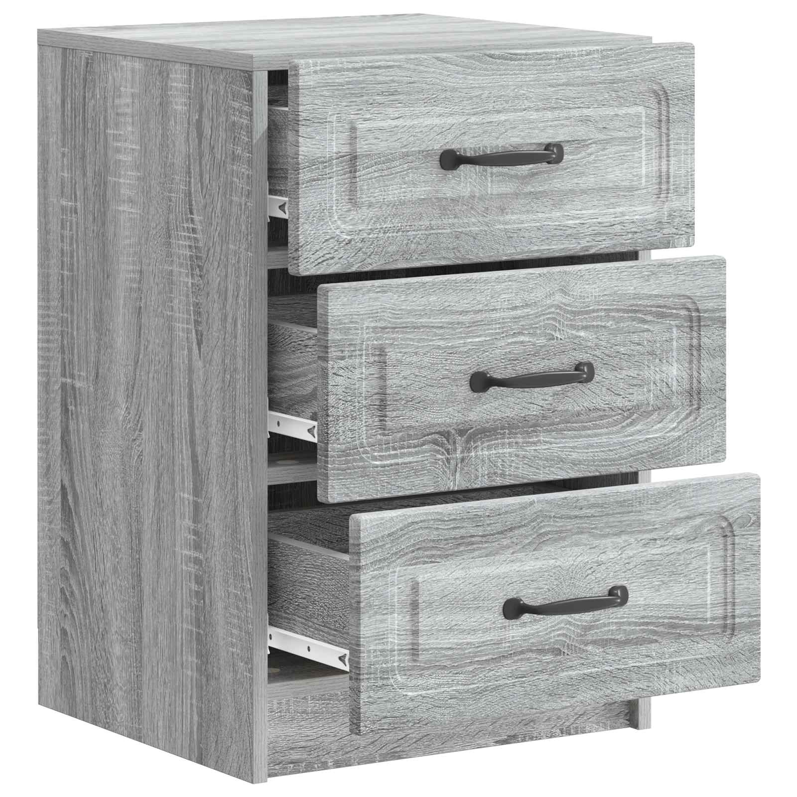 Noćni ormar Siva sonoma 43 x 41 x 63,5 cm Konstruirano drvo