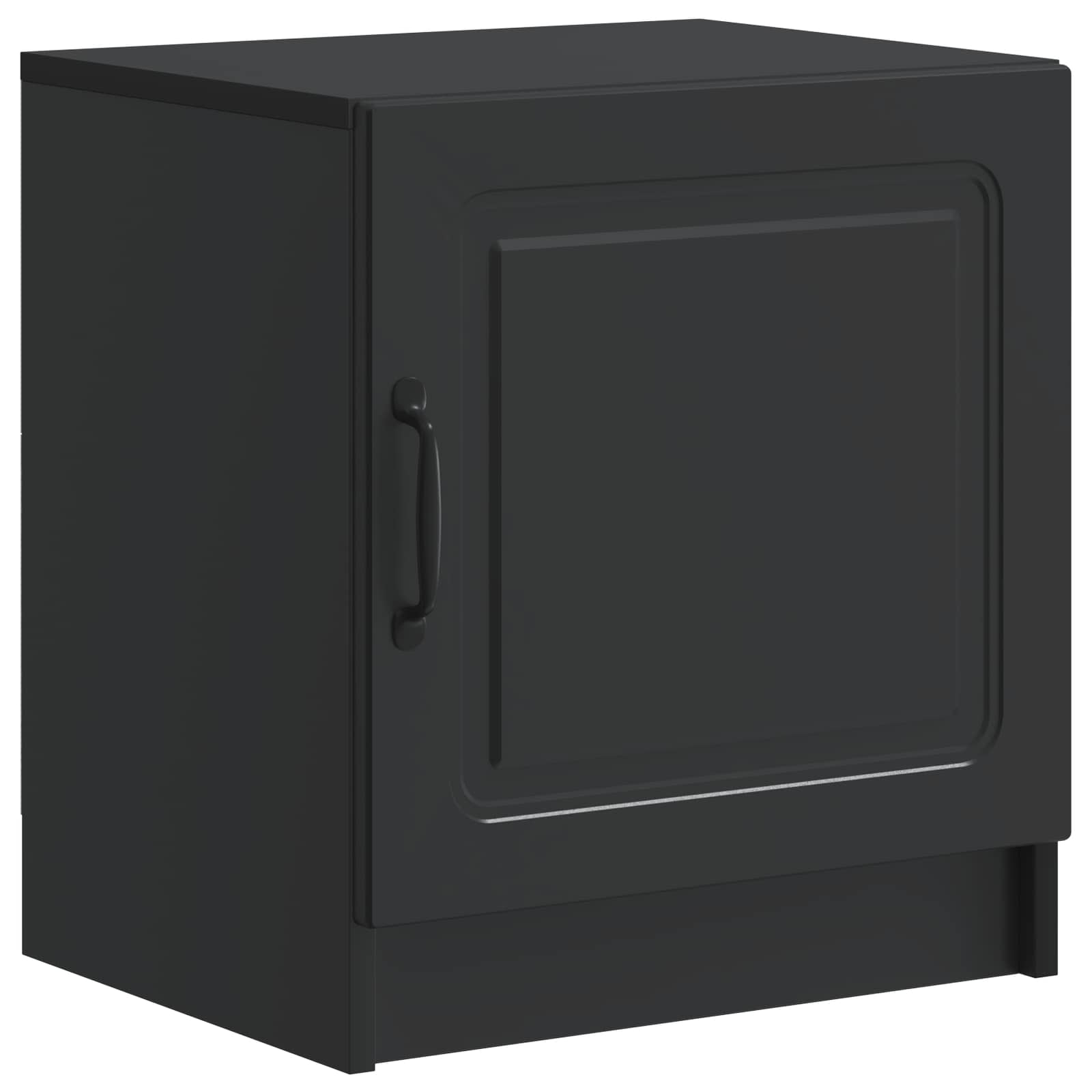 Noćni ormar 2 pcs Crna 43 x 34,5 x 47 cm Konstruirano drvo
