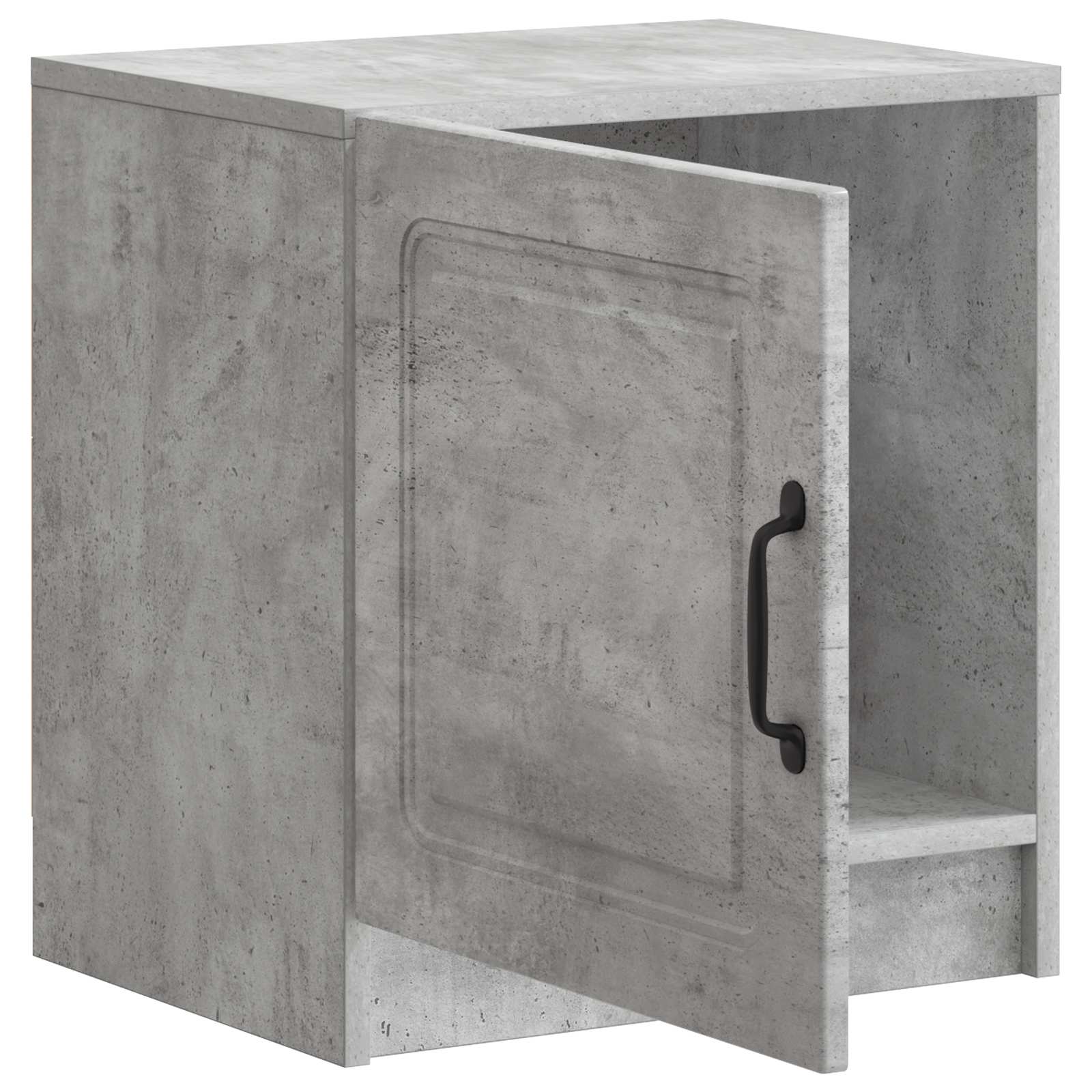 Noćni ormar Betonska siva 43 x 34,5 x 47 cm Konstruirano drvo