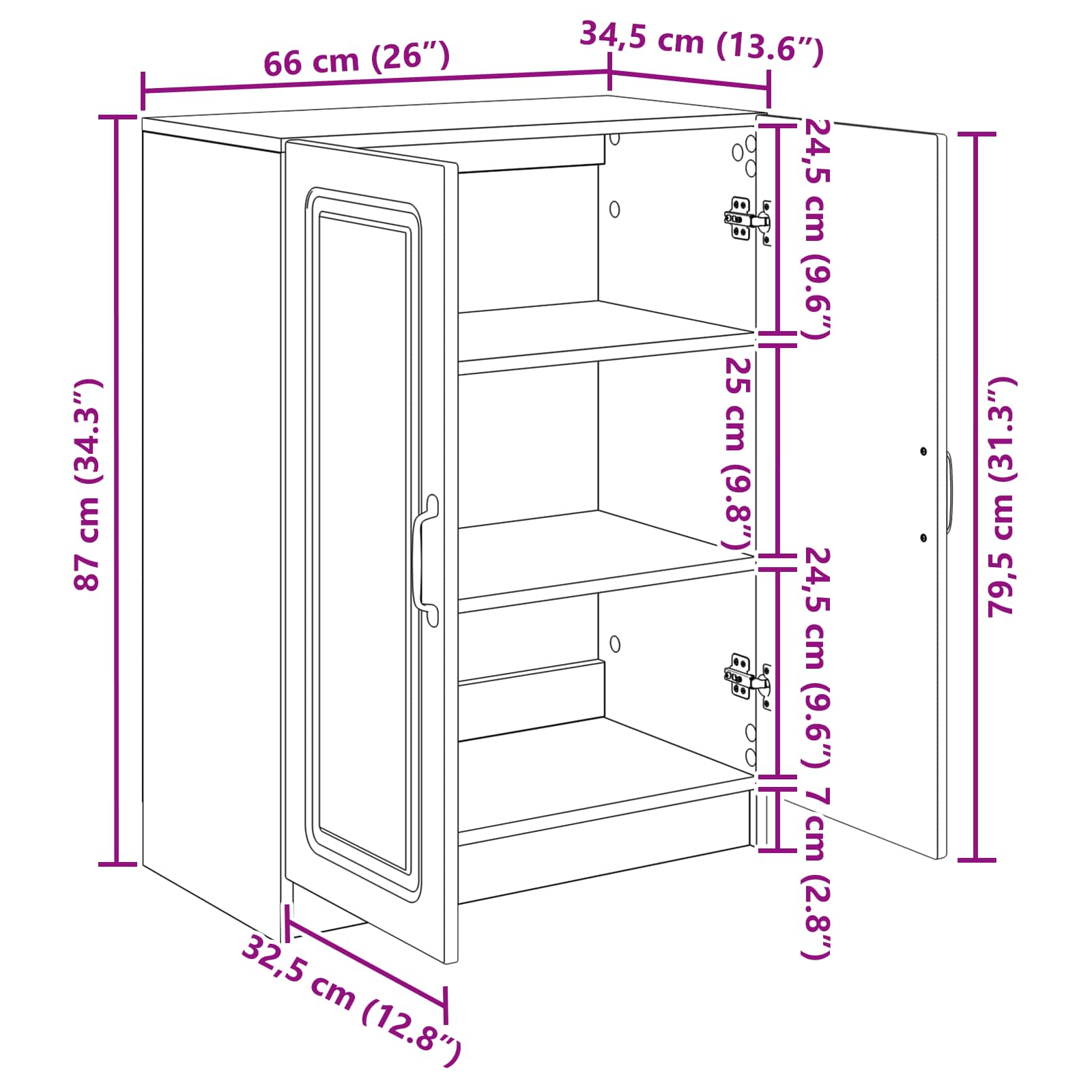 Kreveta Crna 66 x 34,5 x 87 cm Konstruirano drvo