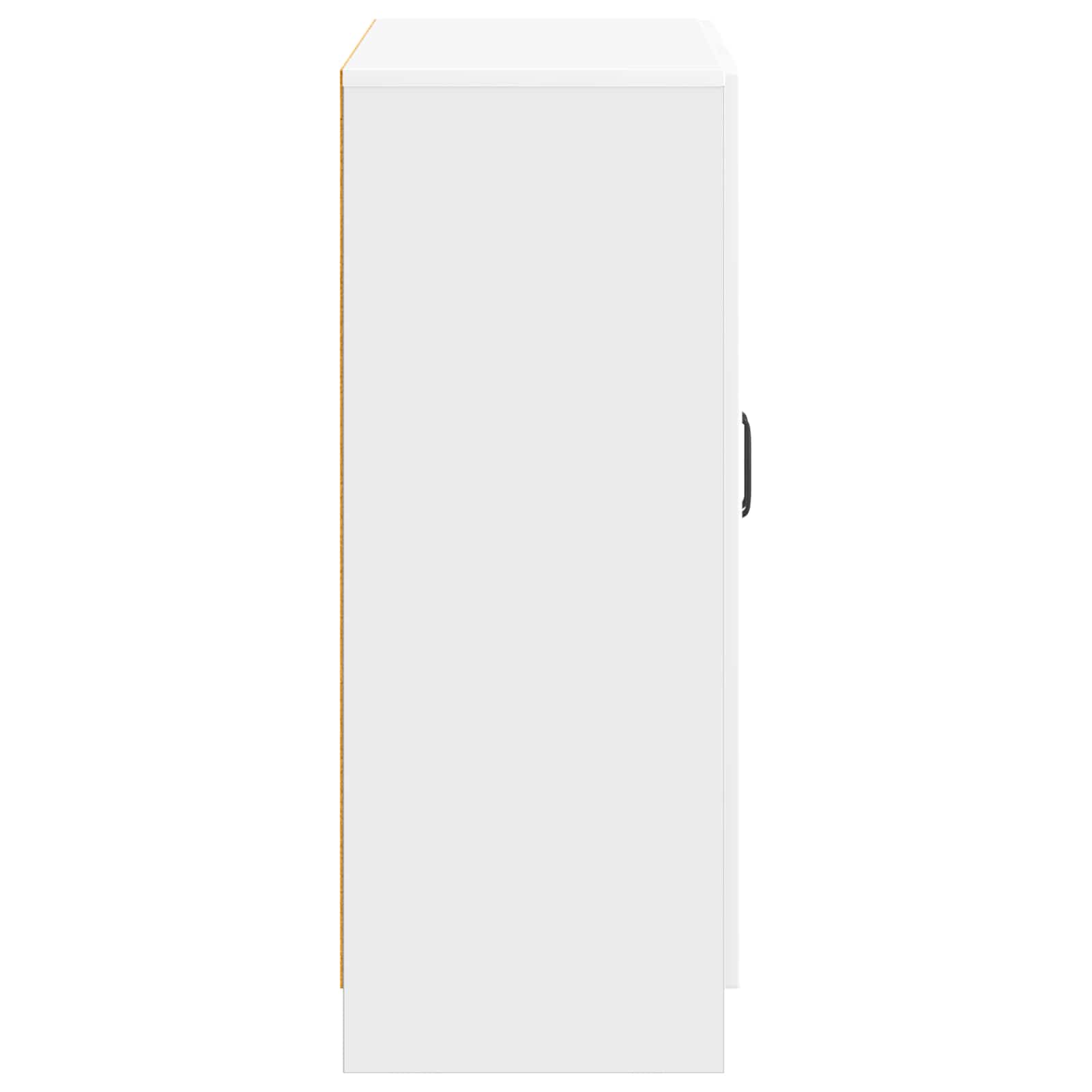 Kreveta Bijela visokog sjaja 66 x 34,5 x 87 cm