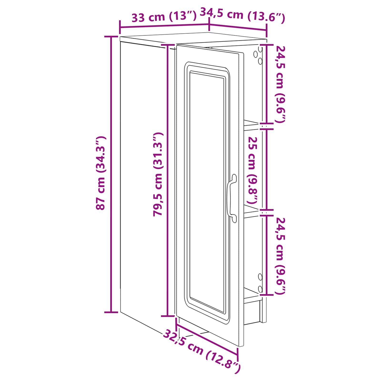 Kreveta Dimljeni hrast 33 x 34,5 x 87 cm Konstruirano drvo