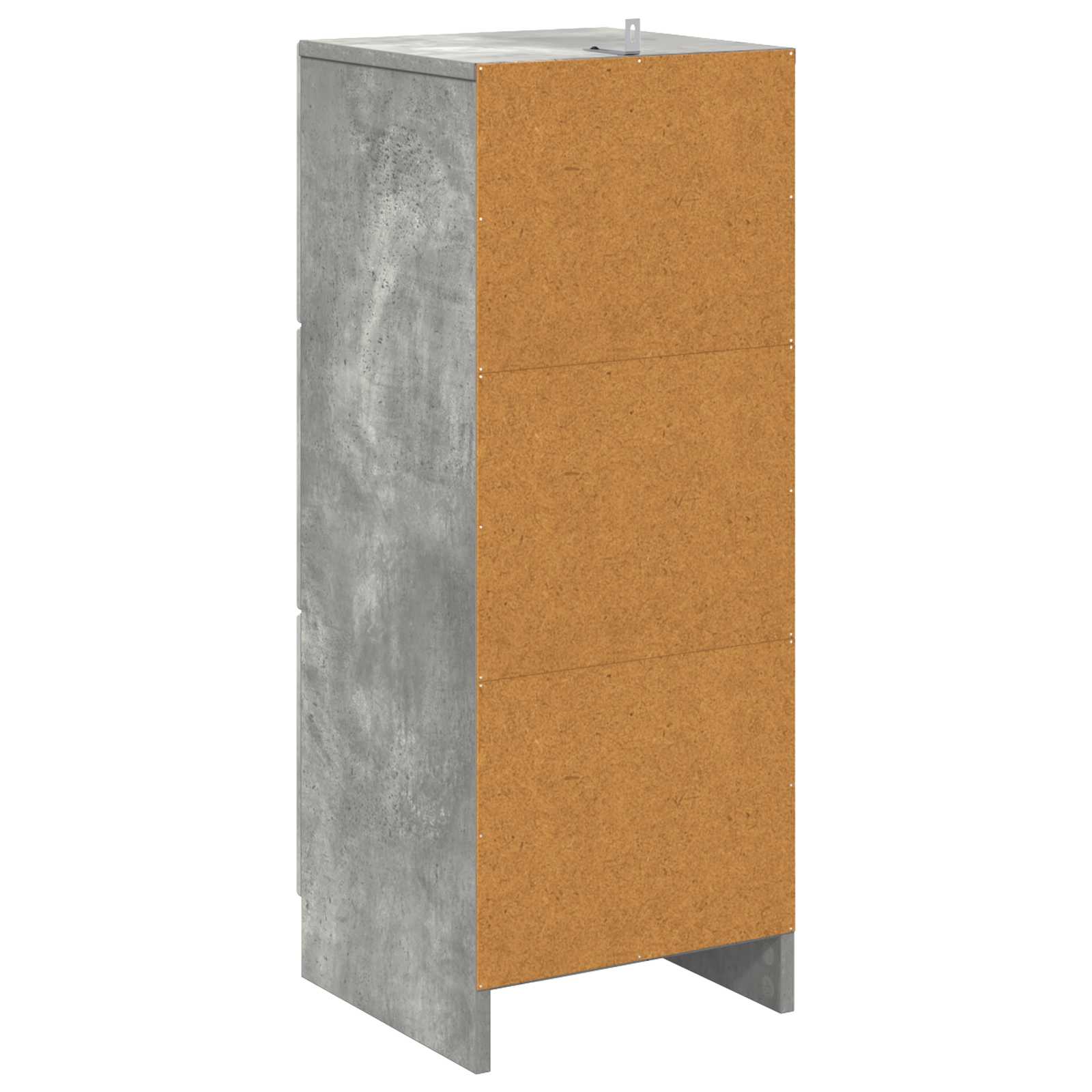 Ormar s ladicama Betonska siva 33 x 34,5 x 87 cm