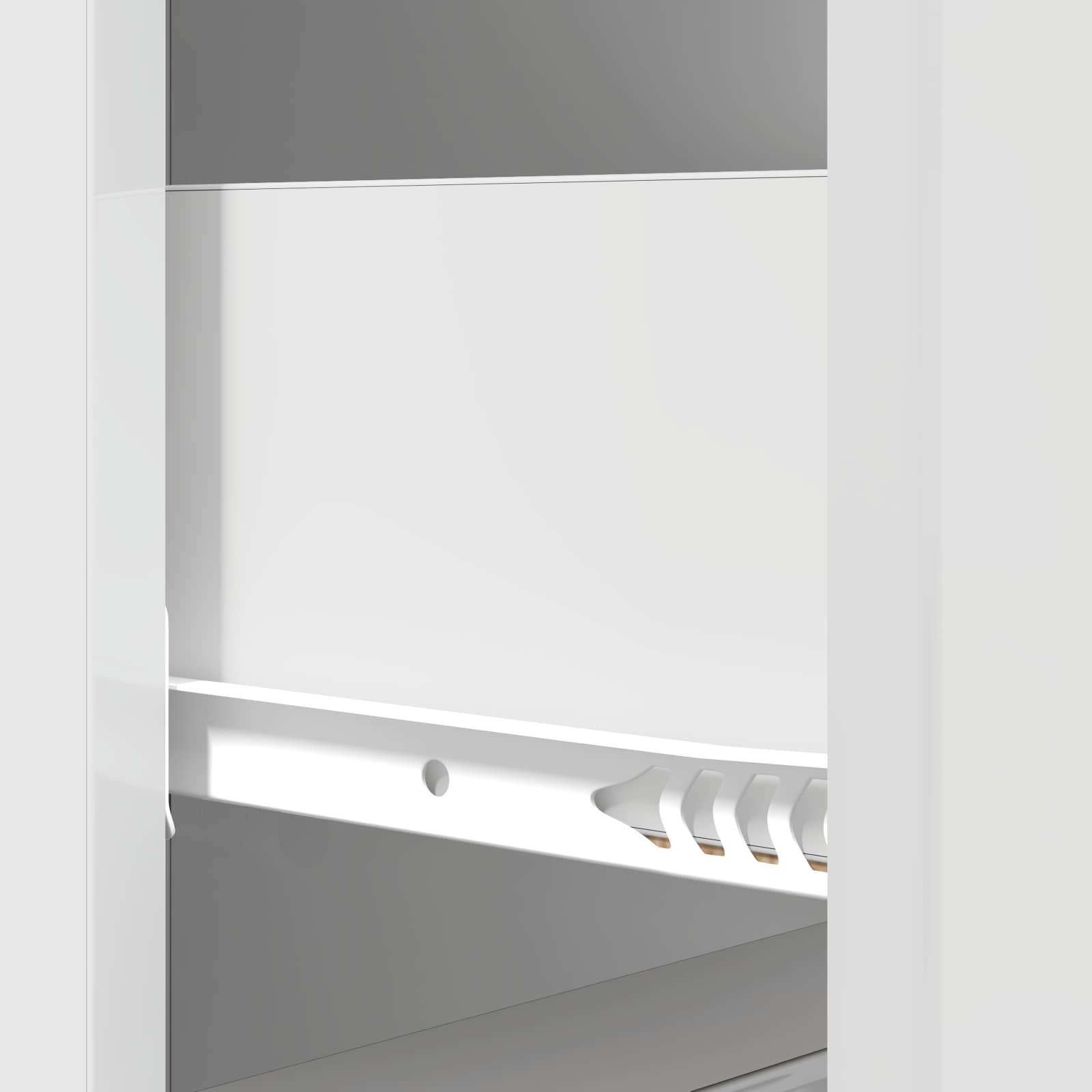 Ormar s ladicama Bijela visokog sjaja 33 x 34,5 x 87 cm