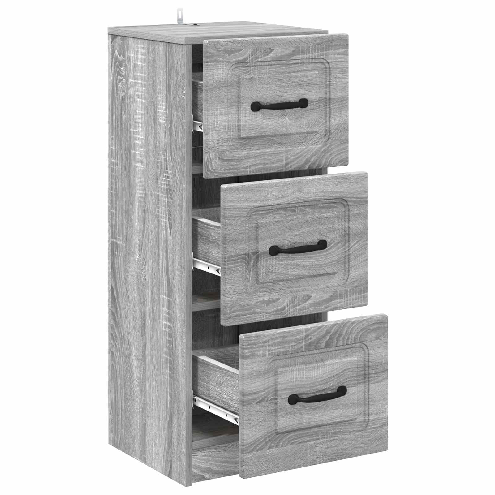 Ormar s ladicama Siva sonoma 33 x 34,5 x 87 cm