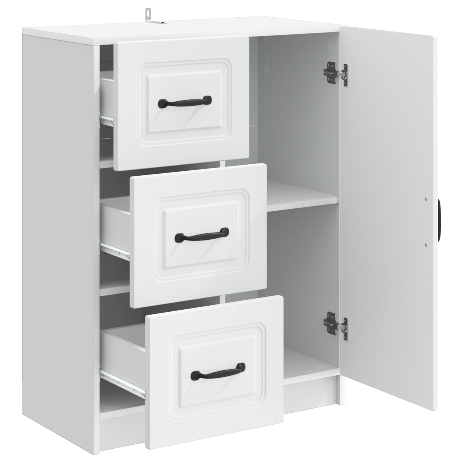 Kreveta s ladicama Bijela 66 x 34,5 x 87 cm Konstruirano drvo