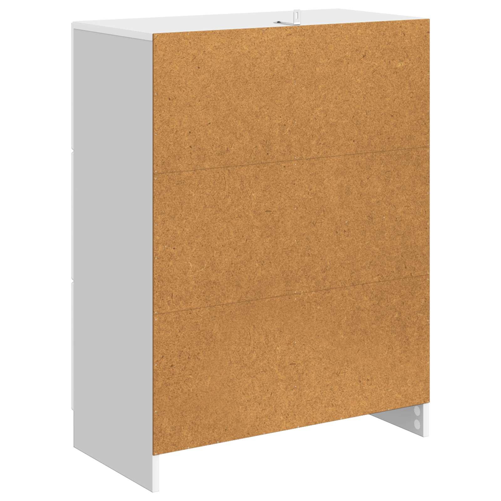 Kreveta s ladicama Bijela visokog sjaja 66 x 34,5 x 87 cm