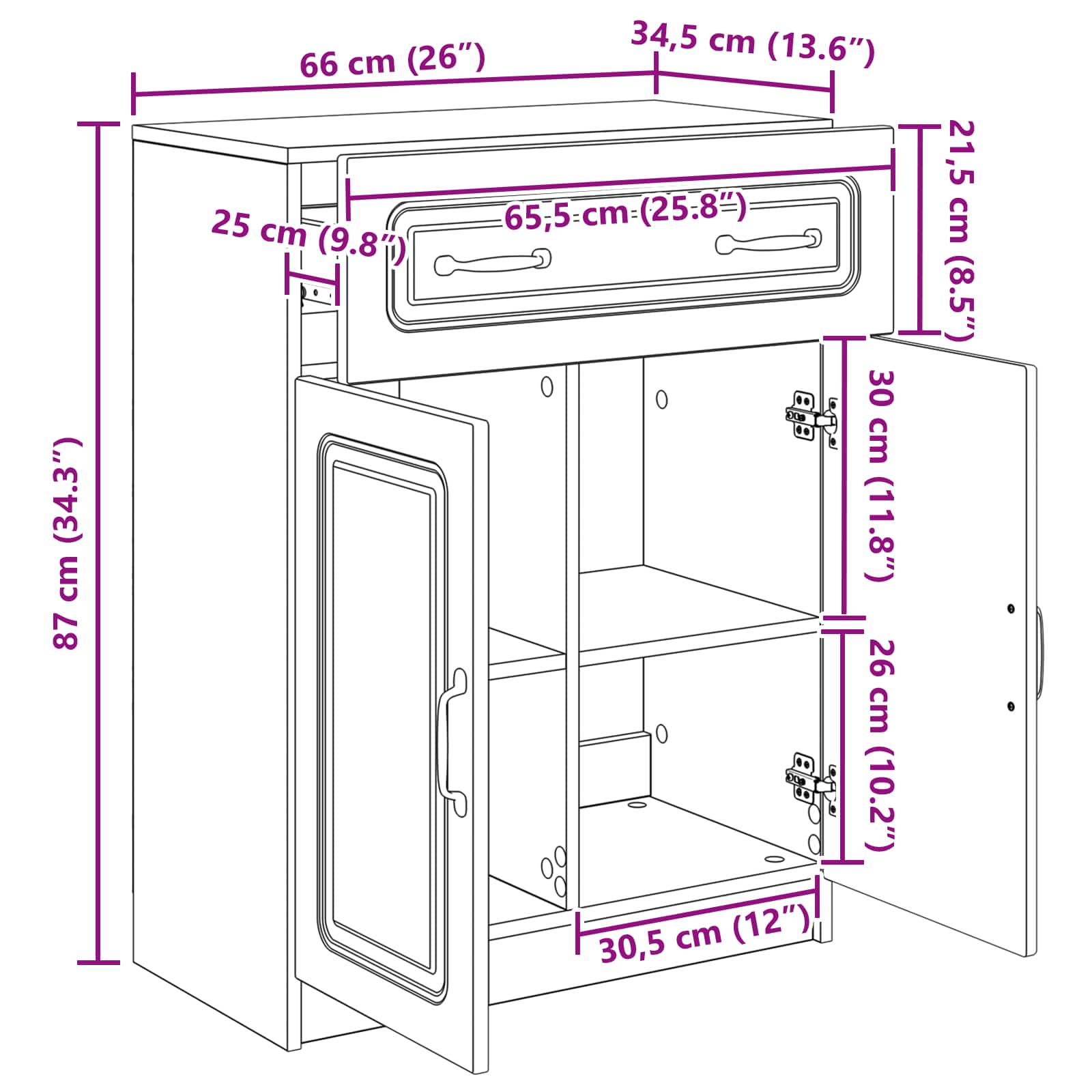 Kreveta Staro drvo 66 x 34,5 x 87 cm Konstruirano drvo