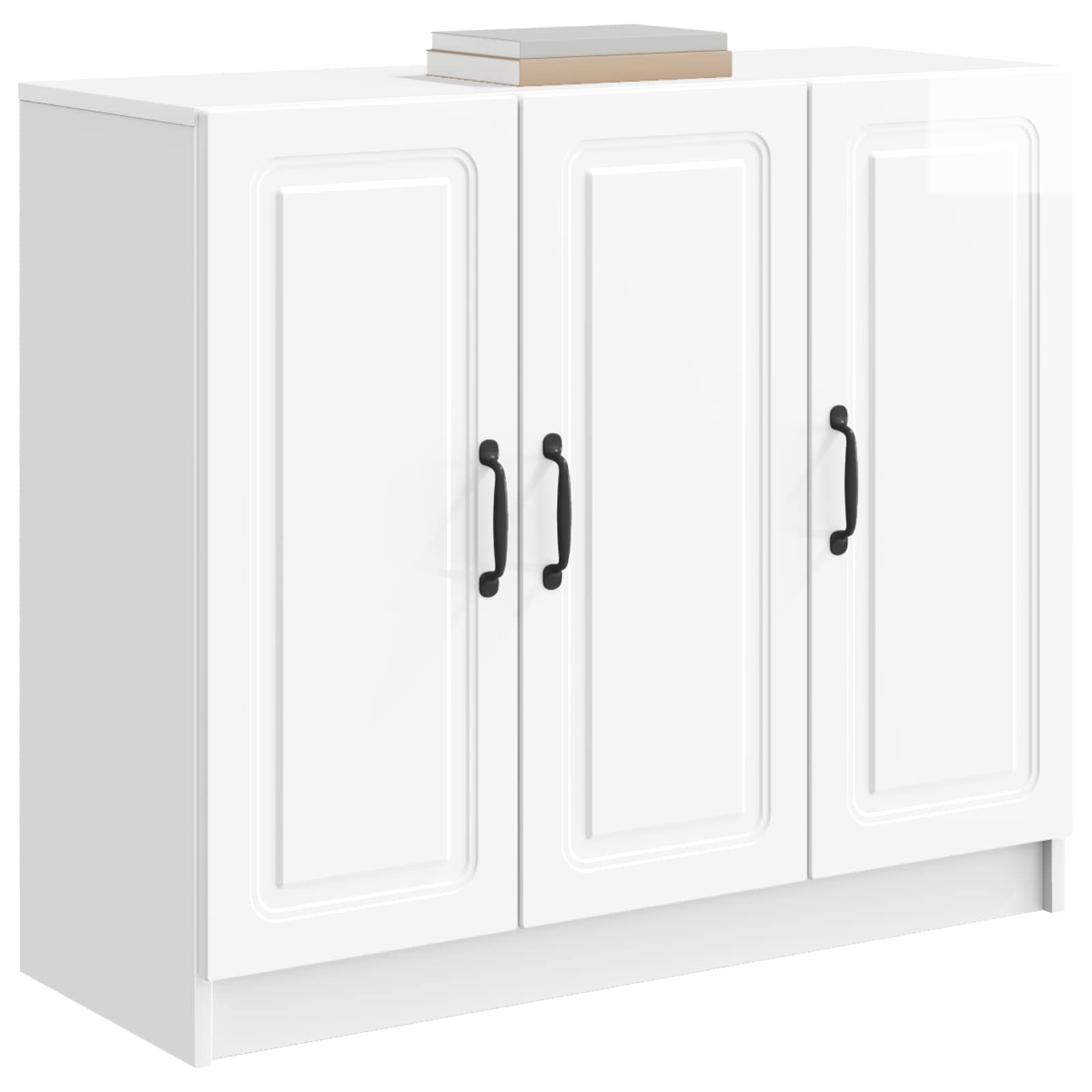 Kreveta Bijela visokog sjaja 89 x 34,5 x 77 cm