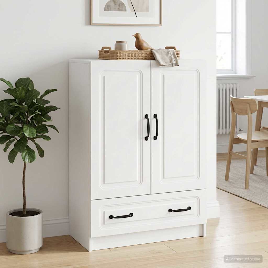 Kreveta Bijela 66 x 34,5 x 92 cm Konstruirano drvo