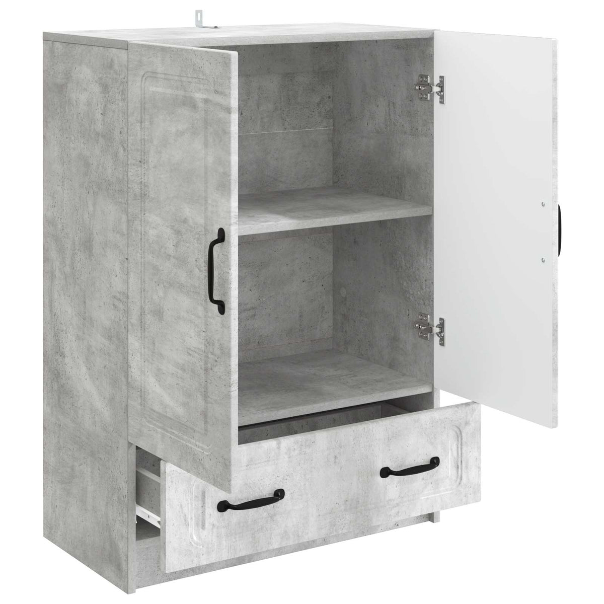 Kreveta Betonska siva 66 x 34,5 x 92 cm Konstruirano drvo