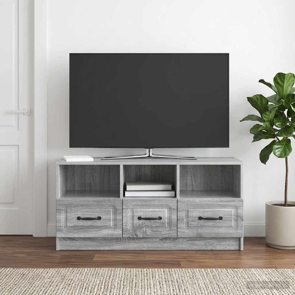TV ormar Siva sonoma 102 x 34,5 x 47 cm Konstruirano drvo