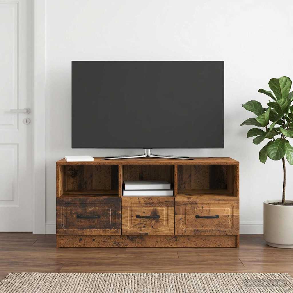 TV ormar Staro drvo 102 x 34,5 x 47 cm Konstruirano drvo