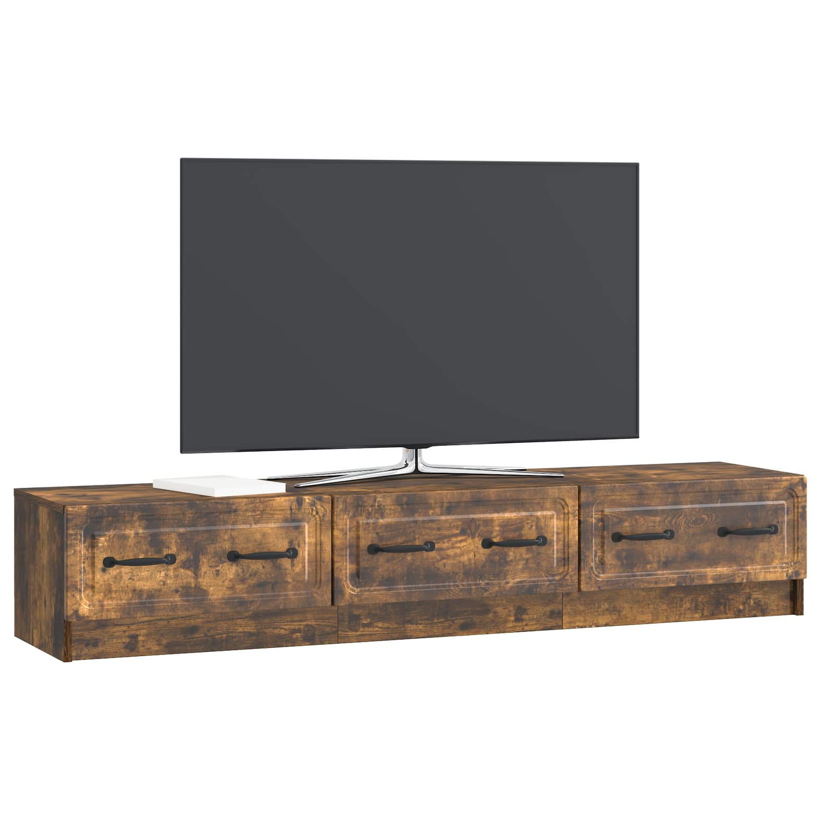 TV ormar Dimljeni hrast 147 x 34,5 x 27 cm Konstruirano drvo