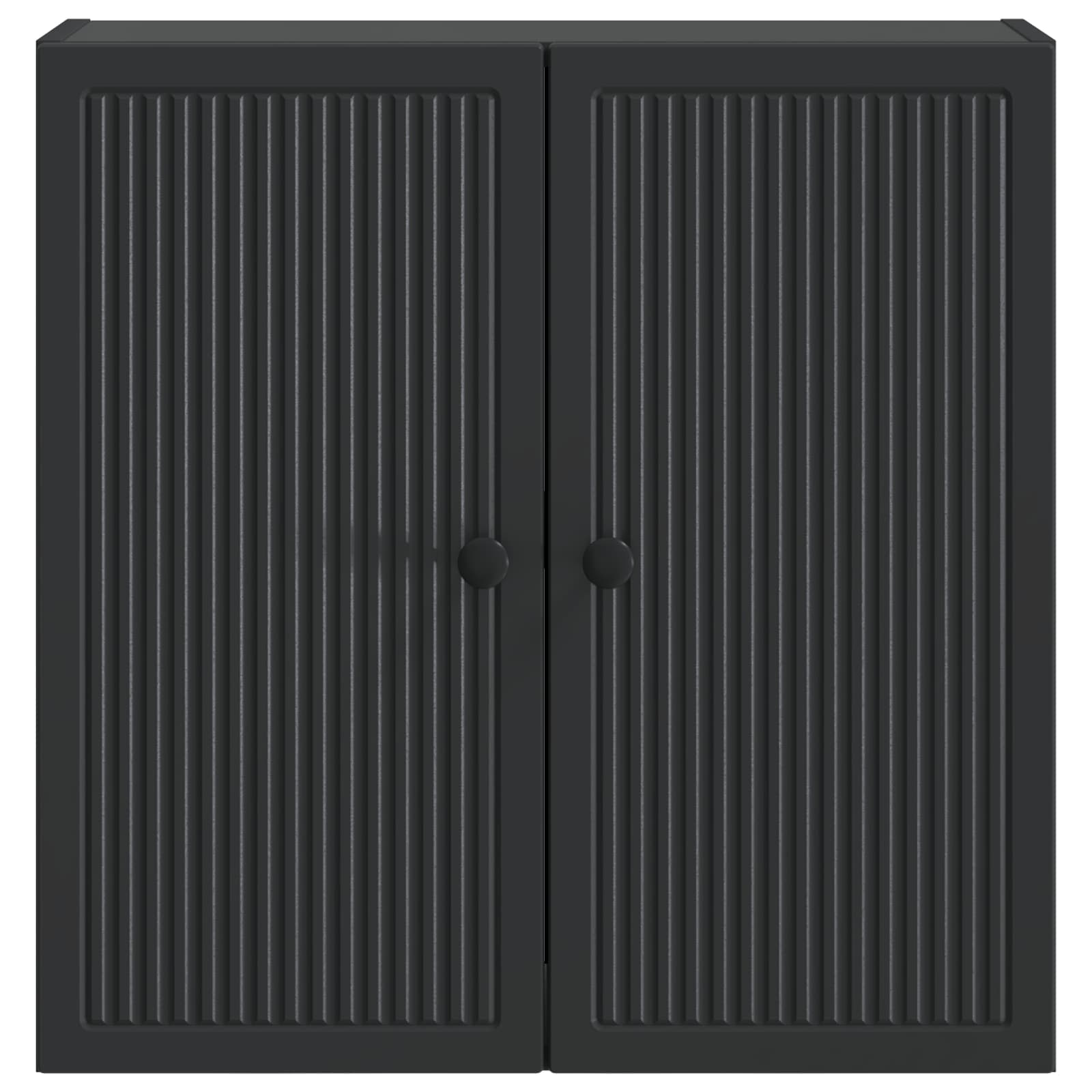 Ormar za montažu na zid Crna 59 x 31 x 60 cm Konstruirano drvo