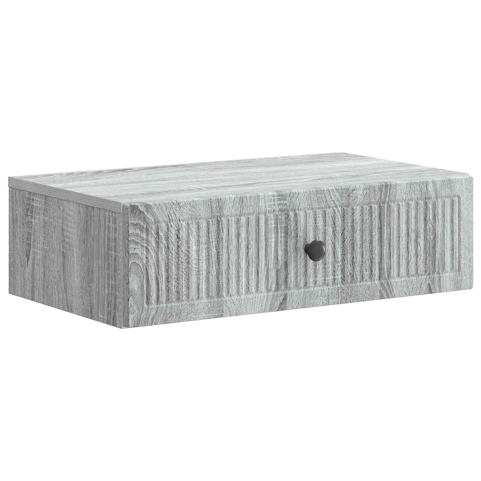 Stolna montirana na zid Siva sonoma 59 x 34,5 x 17 cm
