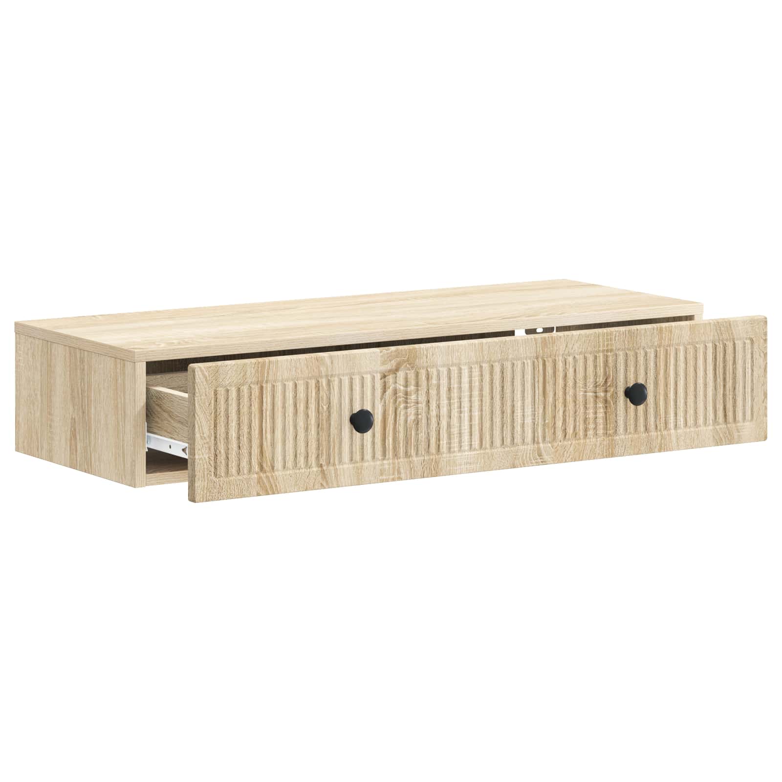Stolna montirana na zid Hrast sonoma 87,5 x 34,5 x 17 cm