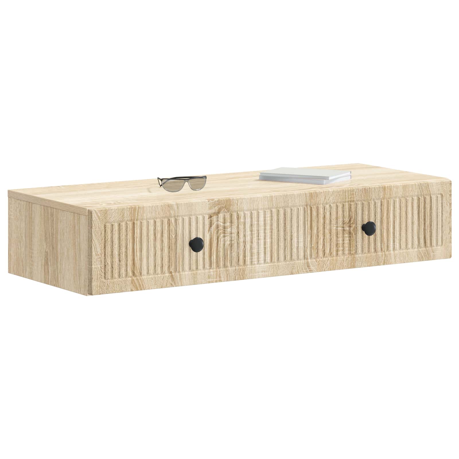 Stolna montirana na zid Hrast sonoma 87,5 x 34,5 x 17 cm