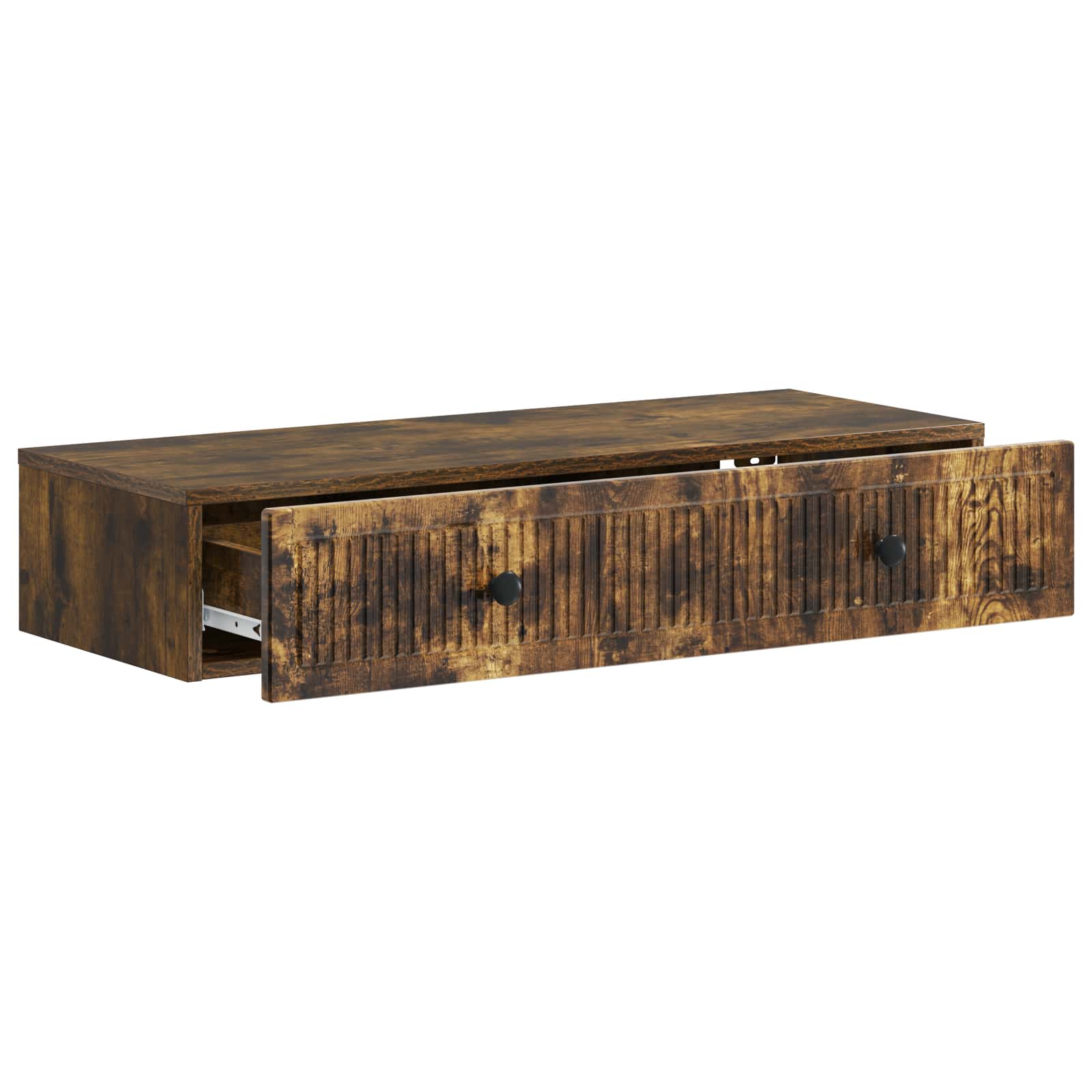 Stolna montirana na zid Dimljeni hrast 87,5 x 34,5 x 17 cm