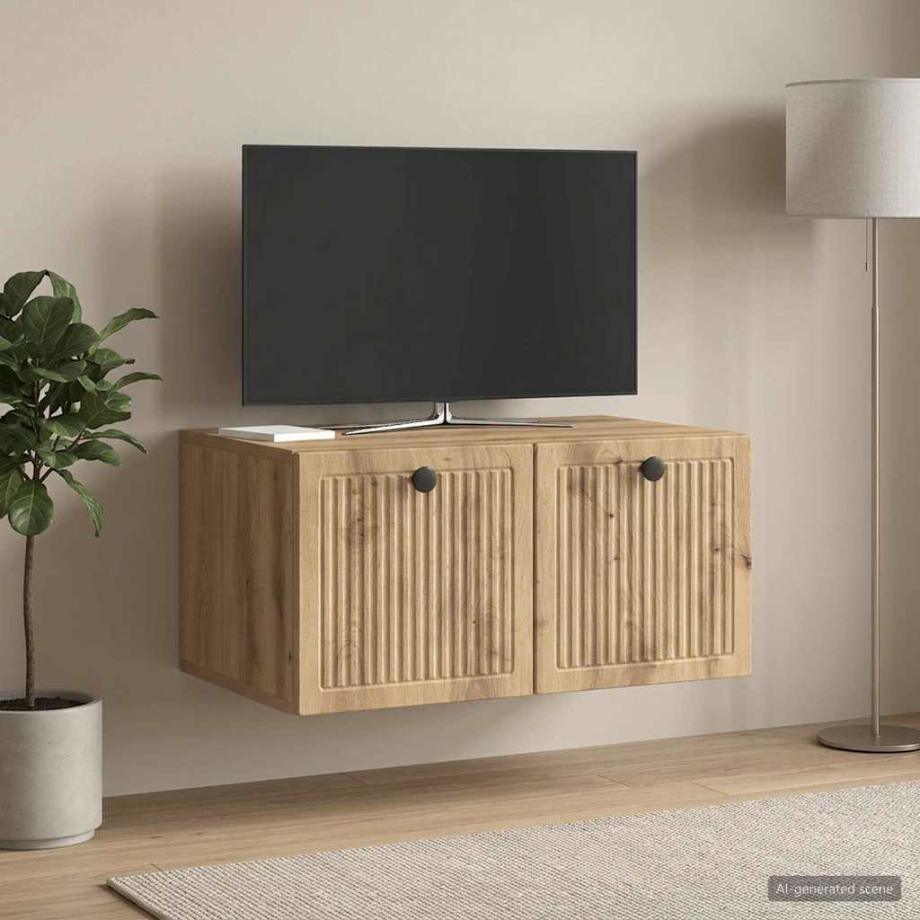 TV ormar za zid 59,5 x 41 x 30 cm Hrast artisan