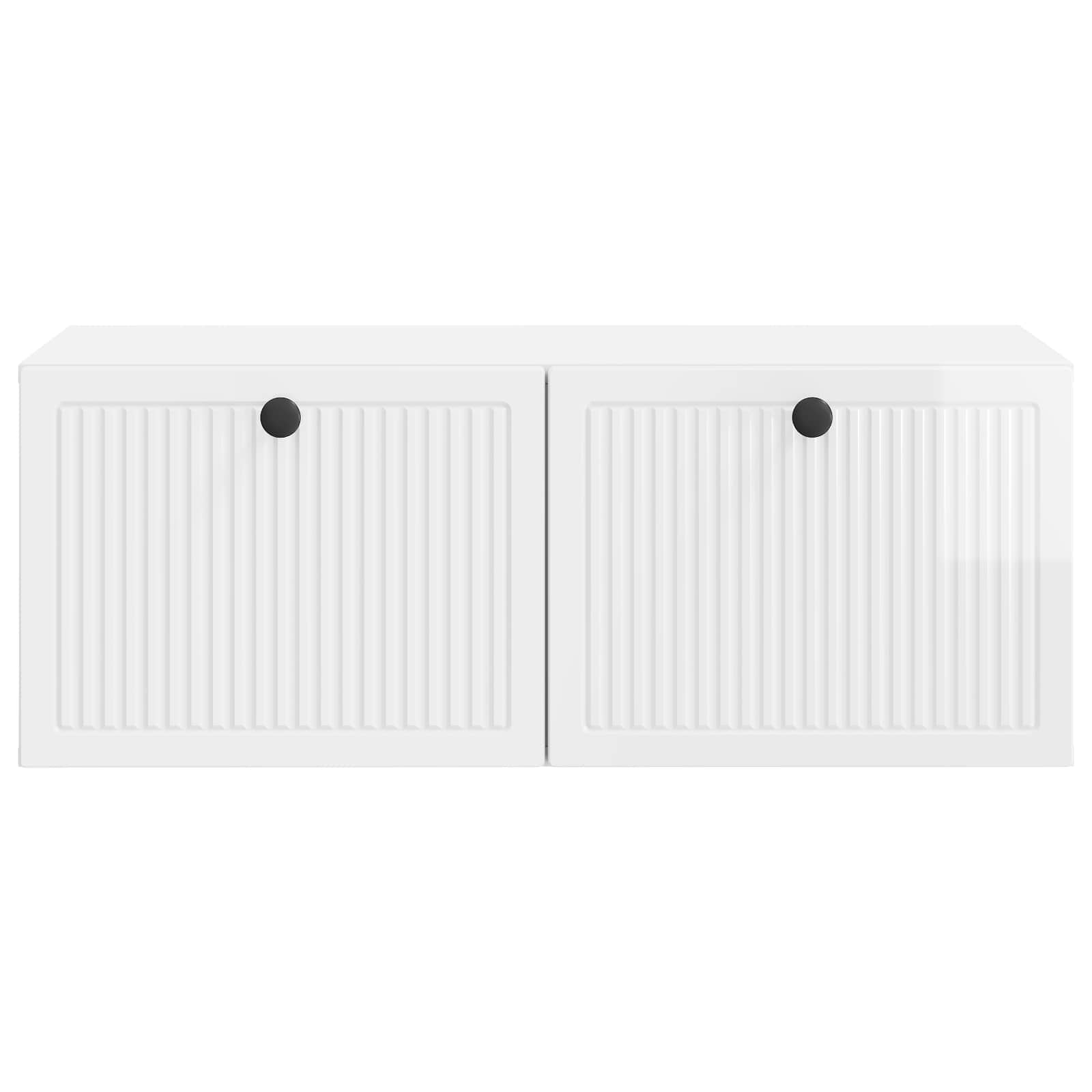 TV ormar za zid Zidne Bijela visokog sjaja 78,5 x 41 x 30 cm