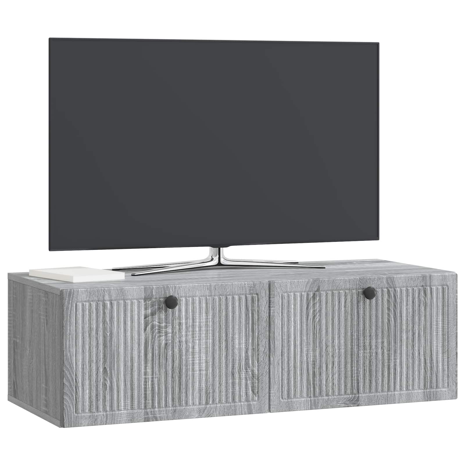TV ormar za zid Siva sonoma 98 x 41 x 30 cm Konstruirano drvo