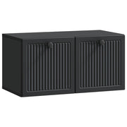 TV ormar za zid Zidne Crna 59,5 x 31 x 30 cm Konstruirano drvo