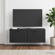 TV ormar za zid Zidne Crna 78,5 x 31 x 30 cm Konstruirano drvo