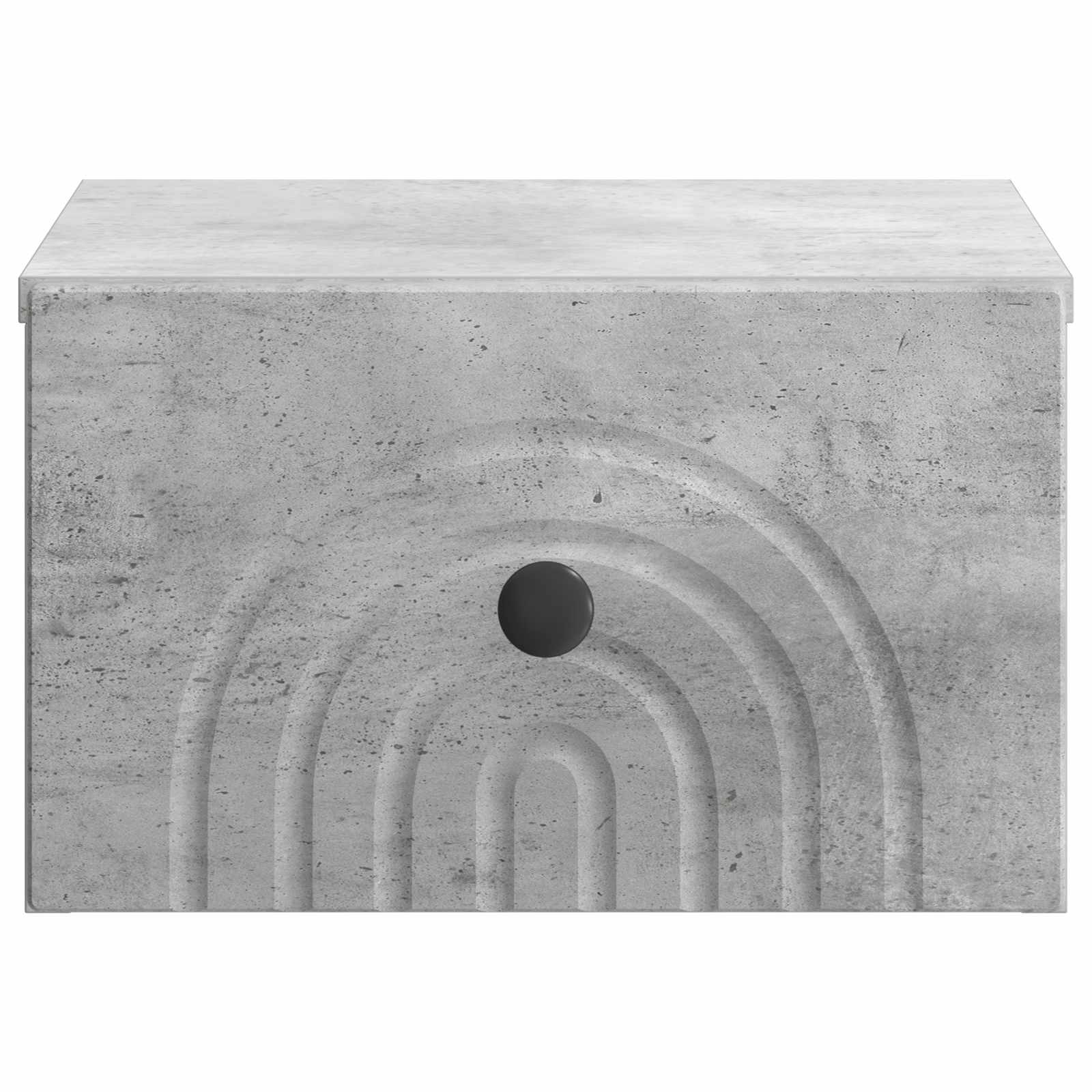 Noćni ormarić za montažu na zid Betonska siva 33 x 34,5 x 20 cm