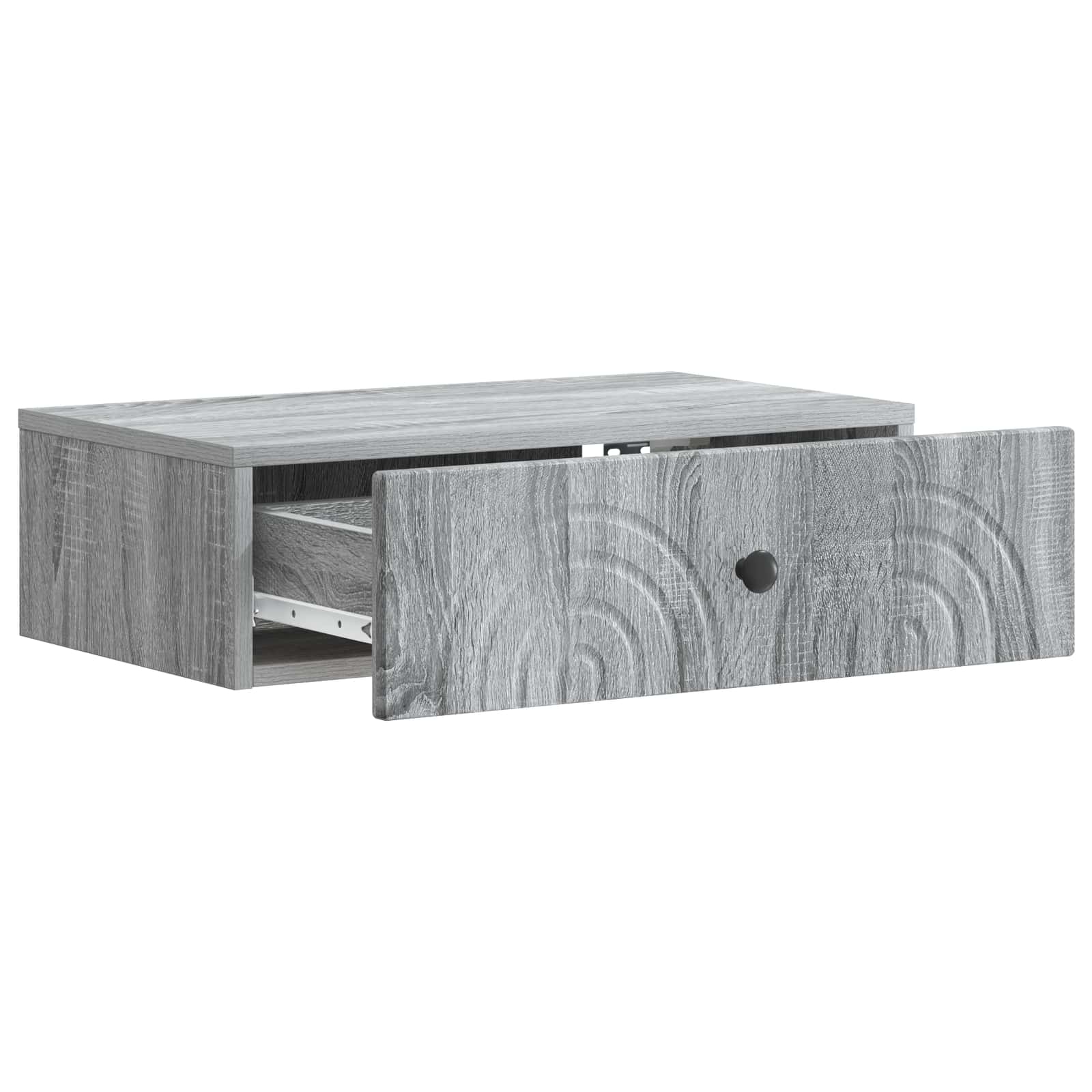 Stolna montirana na zid Siva sonoma 59 x 34,5 x 17 cm