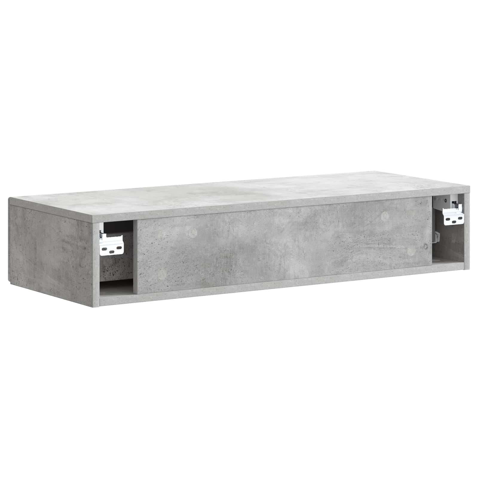 Stolna montirana na zid Betonska siva 87,5 x 34,5 x 17 cm