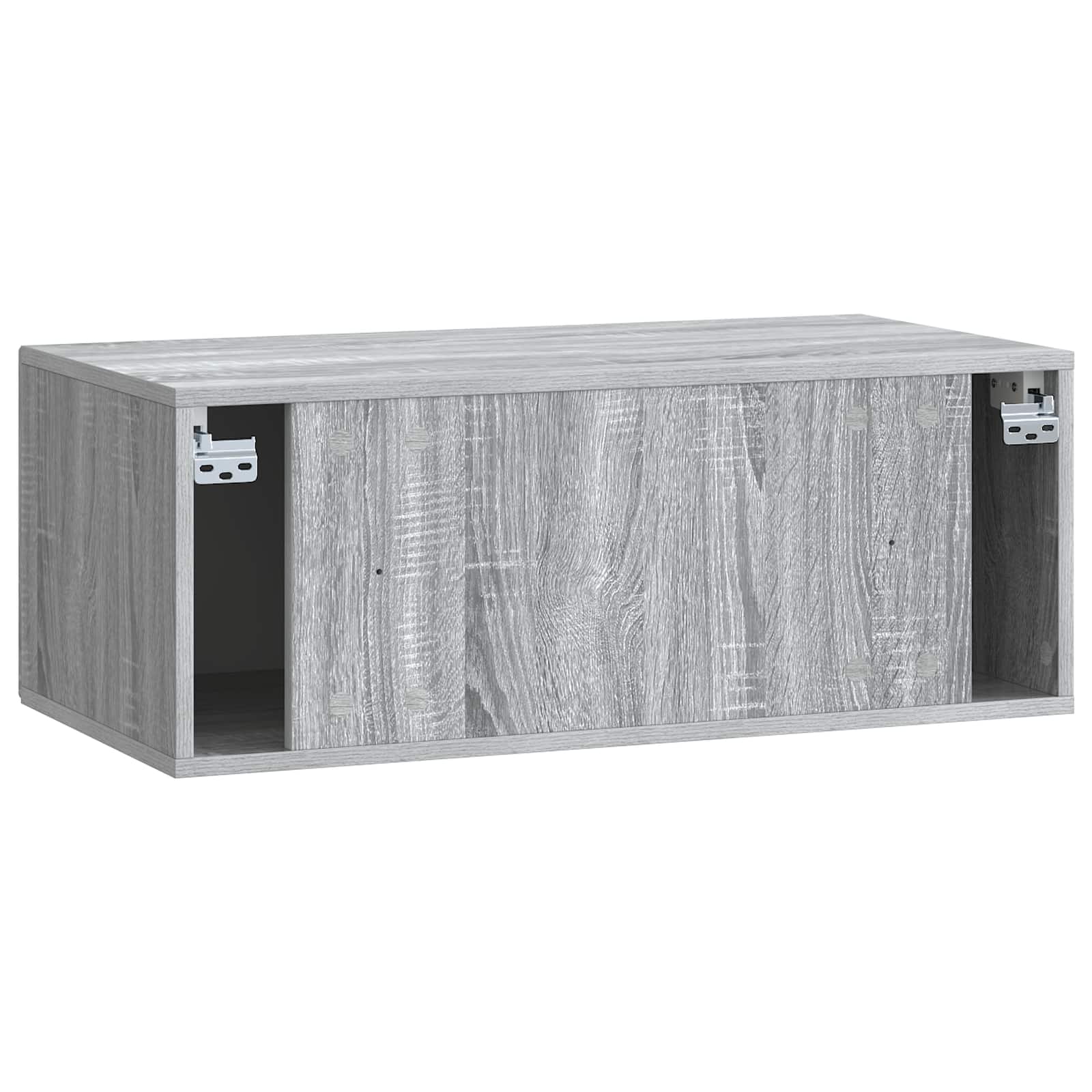TV ormar za zid Siva sonoma 78,5 x 41 x 30 cm Konstruirano drvo