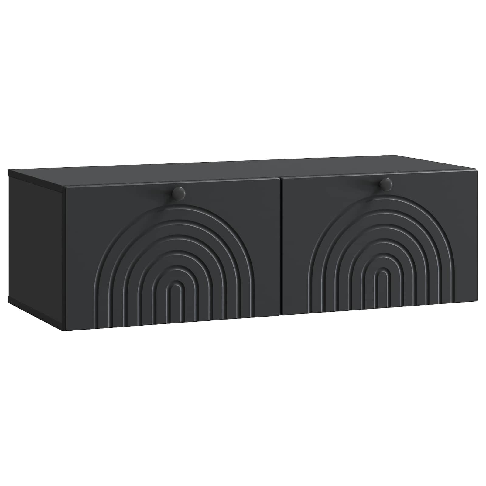 TV ormar za zid Zidne Crna 99 x 41 x 30 cm Konstruirano drvo