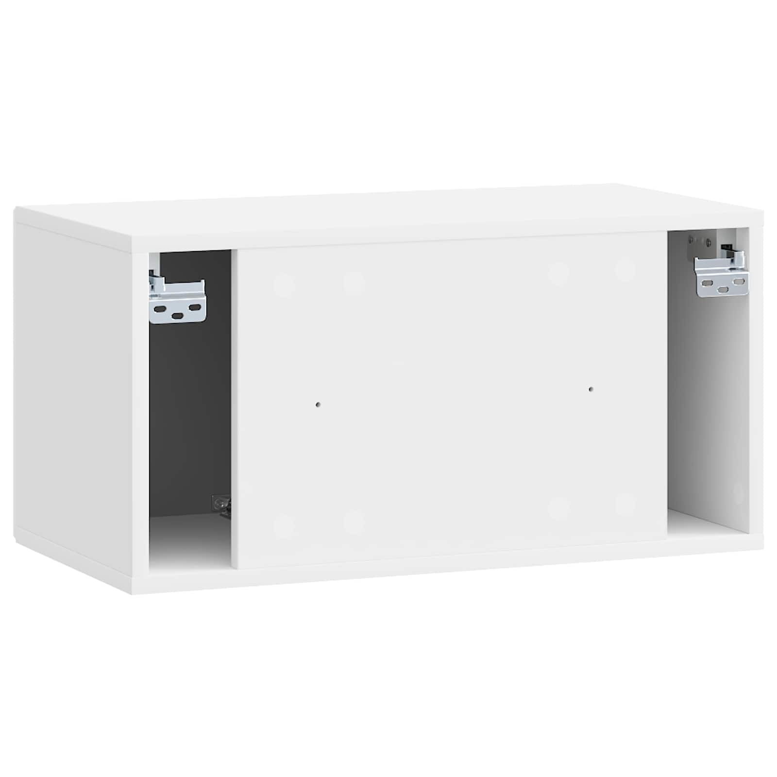 TV ormar za zid Zidne Bijela visokog sjaja 59,5 x 31 x 30 cm
