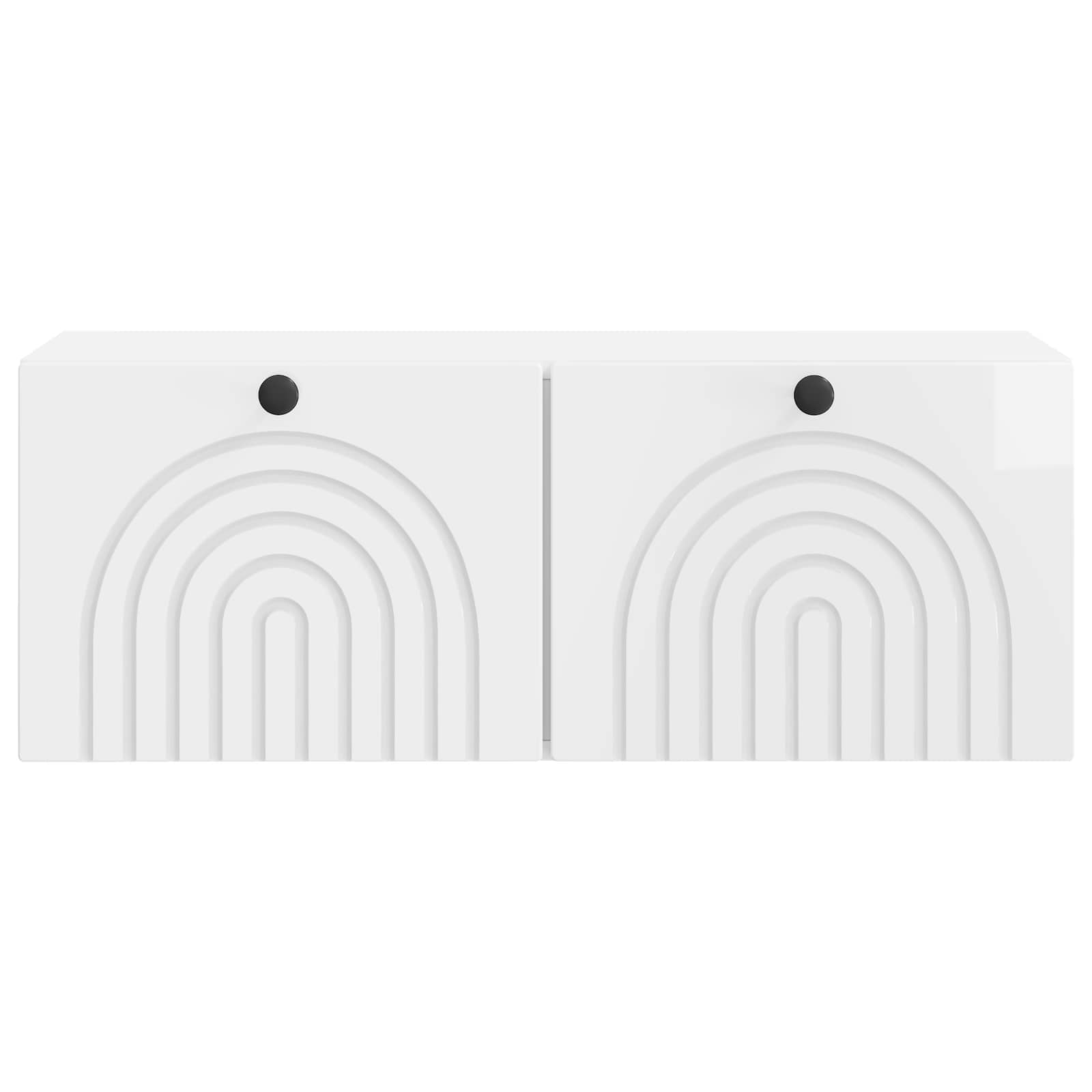TV ormar za zid Zidne Bijela visokog sjaja 78,5 x 31 x 30 cm