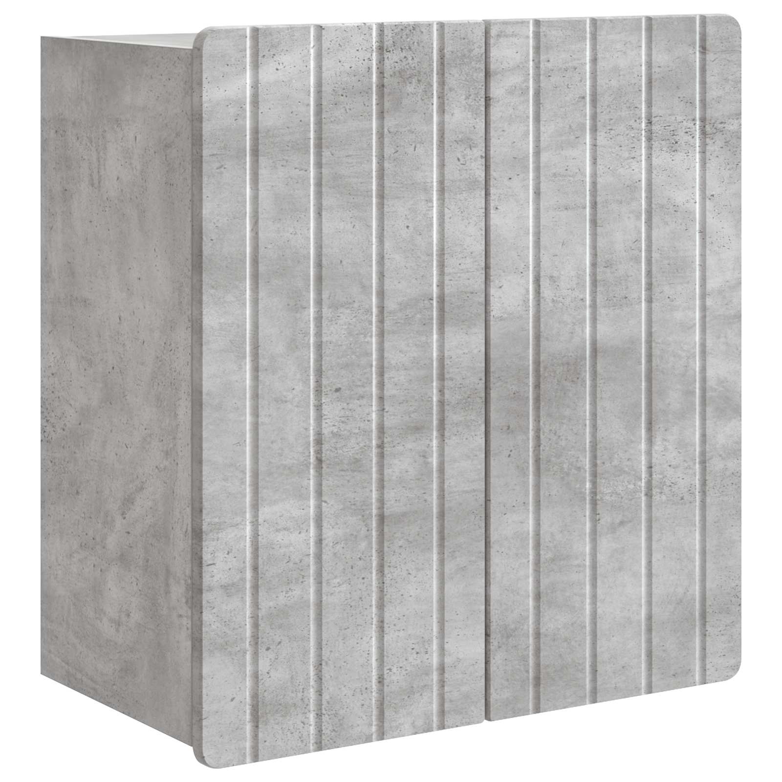 Ormar za montažu na zid Betonska siva 59 x 31 x 64 cm