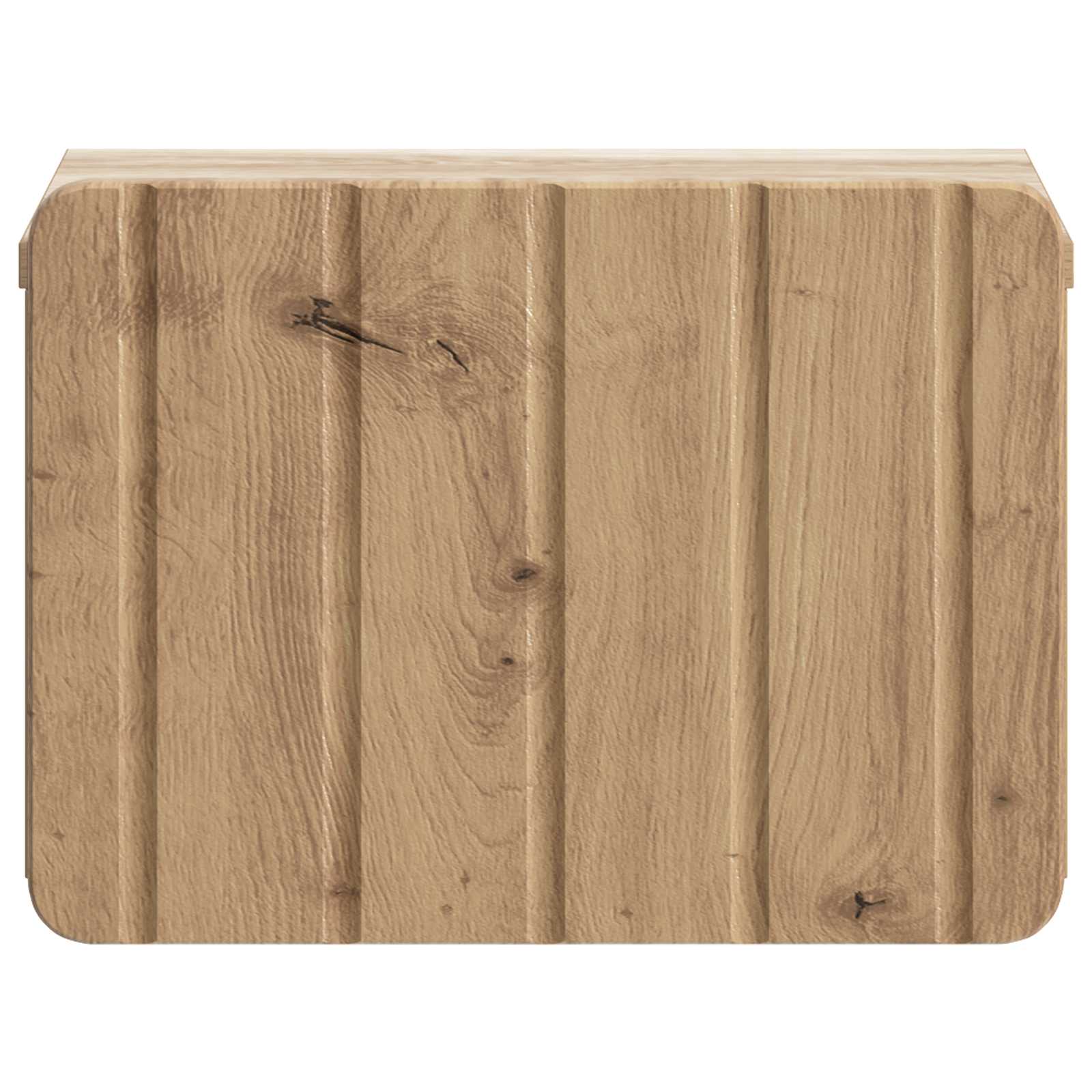 Noćni ormarić za montažu na zid s ladicama 2 pcs Hrast artisan