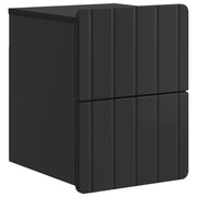 Noćni ormarić za montažu na zid Zidne Crna 33 x 34,5 x 43 cm