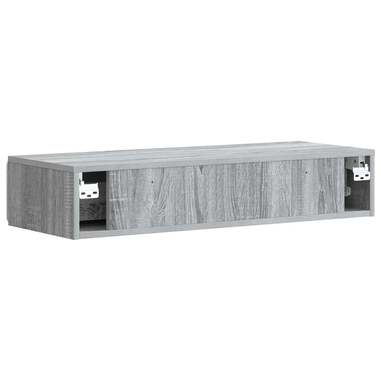 Stolna montirana na zid Siva sonoma 87,5 x 34,5 x 17 cm