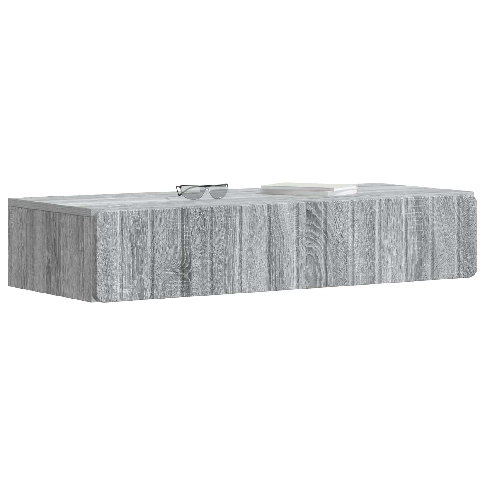 Stolna montirana na zid Siva sonoma 87,5 x 34,5 x 17 cm