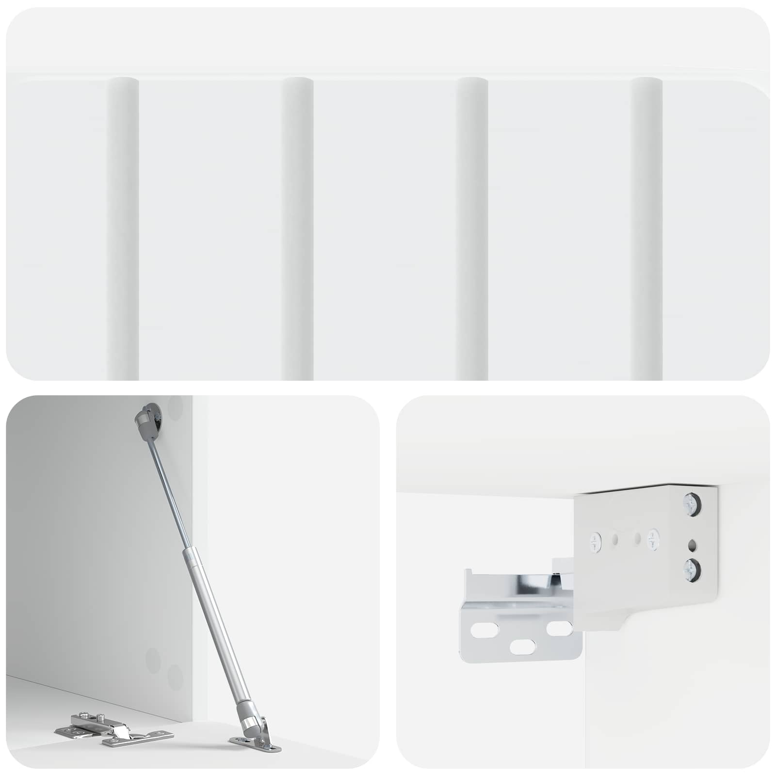 TV ormar za zid 59,5 x 41 x 30 cm Bijela Konstruirano drvo
